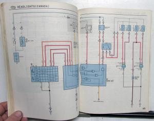 1990 Toyota Tercel Electrical Wiring Diagram Manual US & Canada