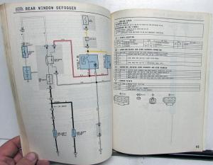 1990 Toyota Tercel Electrical Wiring Diagram Manual US & Canada