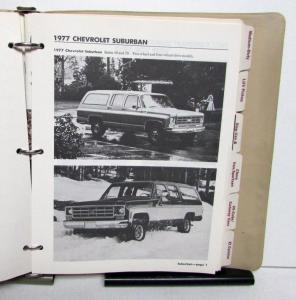 1977 Chevrolet Truck Values El Camino Pickup Blazer LUV Med Duty Suburban