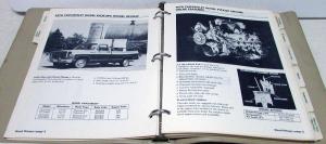 1978 Chevrolet Truck Dealer Salesmen Product Training Portfolio Data Pickup Van