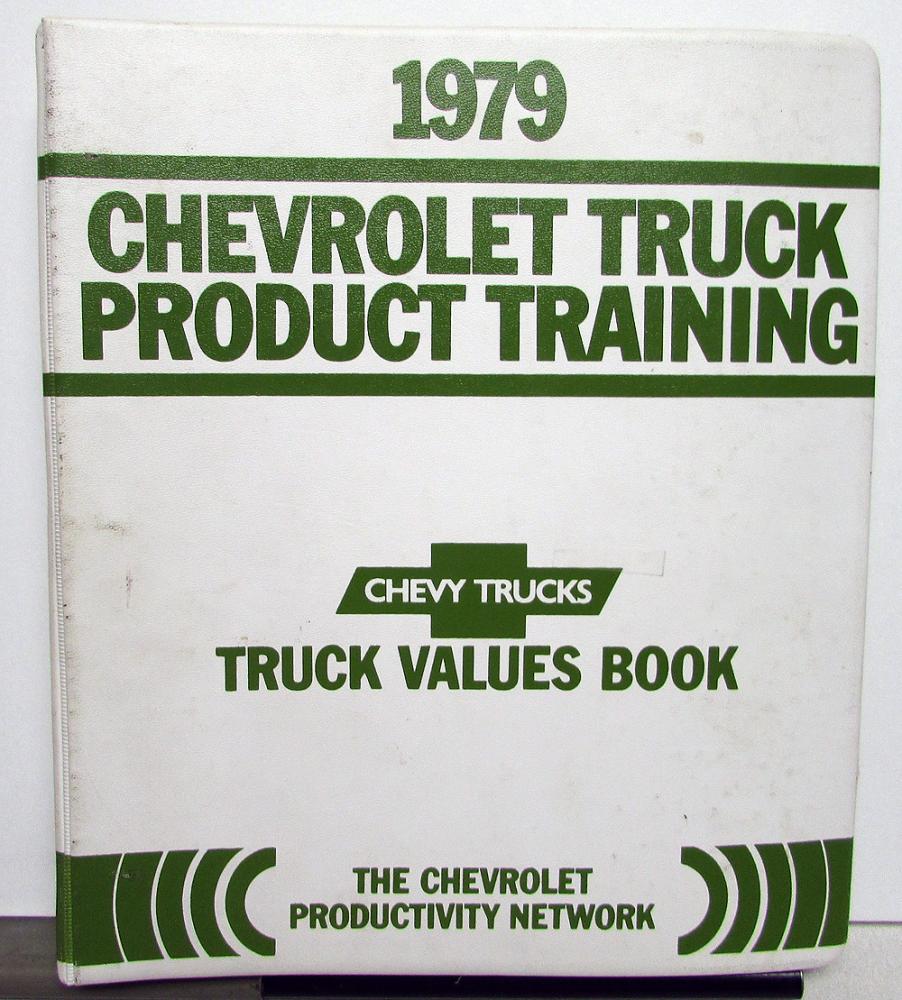 1979 Chevrolet Truck Dealer Salesmen Product Training Portfolio Data Pickup CK