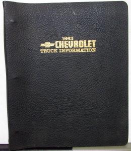 1963 Chevrolet Truck Dealer Fleet Sales Portfolio Pickup Suburban Delivery HD