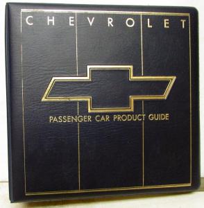 1986 Chevrolet Dealer Passenger Car Product Guide Album Camaro Corvette Caprice