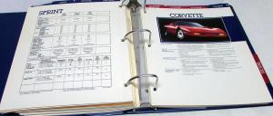 1987 Chevrolet Dealer Passenger Car & Truck Model Book Corvette Camaro C/K