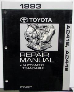 1993 Toyota Auto Transaxle Service Repair Manual A241E A244E MR2 Celica Paseo