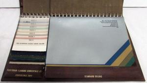 1972 Cadillac Dealer Album Color Selections Sales Reference Paint & Top Samples