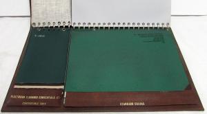 1972 Cadillac Dealer Album Color Selections Sales Reference Paint & Top Samples