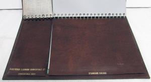 1972 Cadillac Dealer Album Color Selections Sales Reference Paint & Top Samples