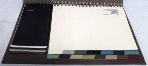 1972 Cadillac Dealer Album Color Selections Sales Reference Paint & Top Samples