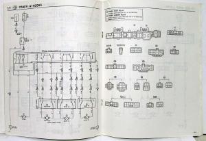 1984 Toyota Camry Electrical Wiring Diagram Manual US & Canada