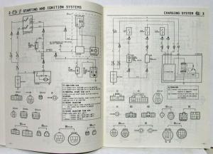 1984 Toyota Van Wagon Electrical Wiring Diagram Manual US & Canada