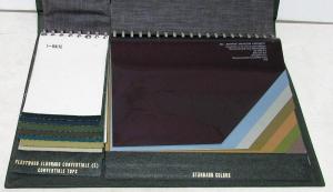 1971 Cadillac Dealer Album Exterior Selections Paint & Top De Ville Eldorado 75