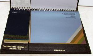1971 Cadillac Dealer Album Exterior Selections Paint & Top De Ville Eldorado 75