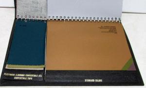 1971 Cadillac Dealer Album Exterior Selections Paint & Top De Ville Eldorado 75