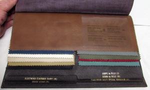 1971 Cadillac Dealer Album Upholstery Selections Fabric Eldorado De Ville Calais