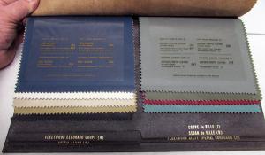 1971 Cadillac Dealer Album Upholstery Selections Fabric Eldorado De Ville Calais