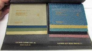 1971 Cadillac Dealer Album Upholstery Selections Fabric Eldorado De Ville Calais