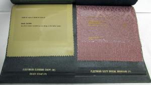 1971 Cadillac Dealer Album Upholstery Selections Fabric Eldorado De Ville Calais