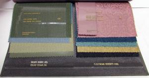 1971 Cadillac Dealer Album Upholstery Selections Fabric Eldorado De Ville Calais