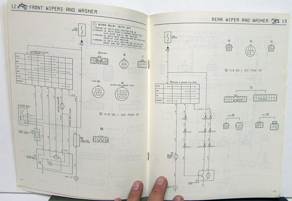 1983 Toyota Tercel Electrical Wiring Diagram Service Shop Manual Repair