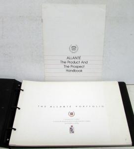 1988 Cadillac Allante Dealer Album Portfolio Features Options Specs Colors Rare