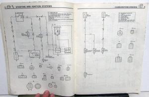 1983 Toyota Corolla Electrical Wiring Diagram Manual US & Canada