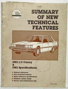 1983 Toyota & 83 1/2 Camry Summary of New Technical Features Manual for Dealers