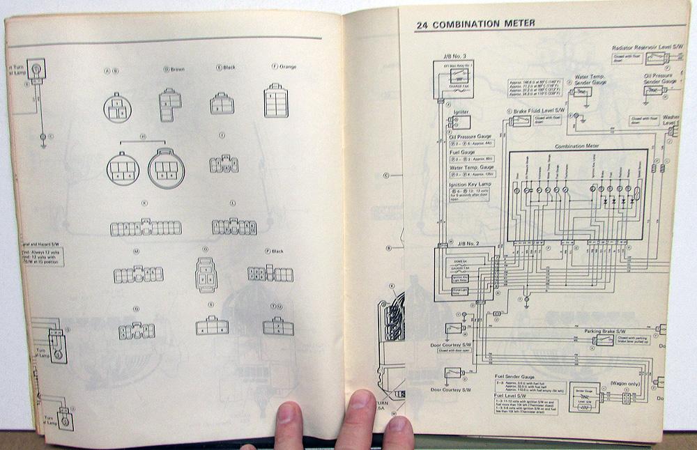 1982 Toyota Cressida Sedan & Wagon Electrical Wiring Diagram Manual US
