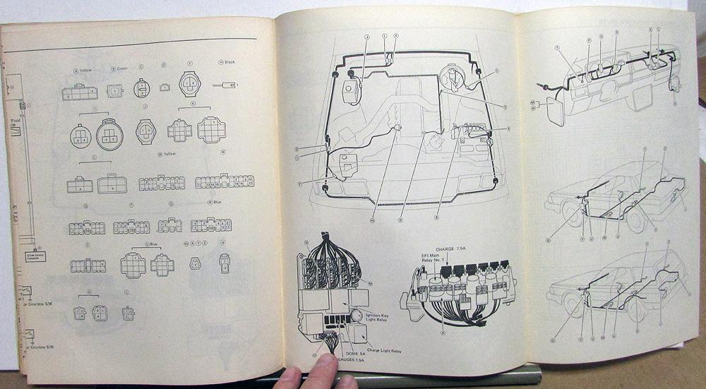 1982 Toyota Cressida Sedan & Wagon Electrical Wiring Diagram Manual US