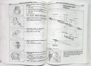 1985 Toyota Corolla FF Shop Service Repair Manual
