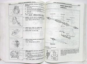 1985 Toyota Corolla FF Shop Service Repair Manual