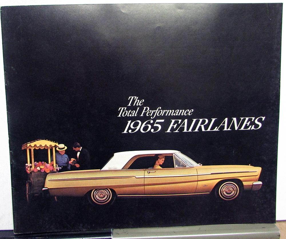 1965 Ford Fairlanes & 500 Total Performance Sales Brochure Rev Feb 1965