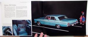 1965 Ford Fairlanes & 500 Total Performance Sales Brochure Rev Feb 1965