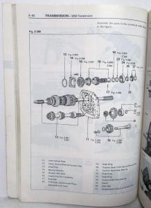 1978 Toyota Hi-Lux Service Shop Repair Manual Chassis & Body