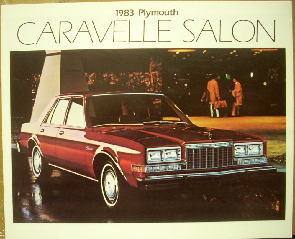 1983 Plymouth Caravelle Salon CANADA Dealer Color Sale Brochure