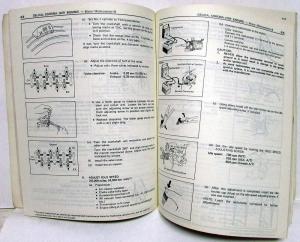 1981 Toyota Models Service Maintenance Procedures Manual US & Canada