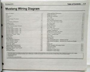 2016 Ford Mustang GT Shelby GT350 Electrical Wiring Diagrams Manual