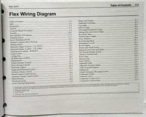 2016 Ford Flex Electrical Wiring Diagrams Manual