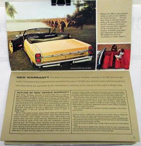 1967 Ford Cars Sales Brochure Catalog Specs Prices Cortina Mercury Lincoln Orig