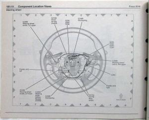 2016 Ford Focus RS Electrical Wiring Diagrams Manual