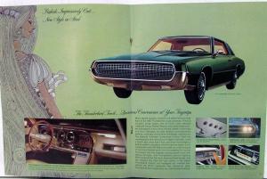 1967 Ford Thunderbird 2 & 4 Door Landau Hardtop Brochure ORIGINAL Small Version