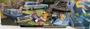 1967 Ford Fairlane Falcon Station Wagons Sales Brochure Original Rev Jan 67