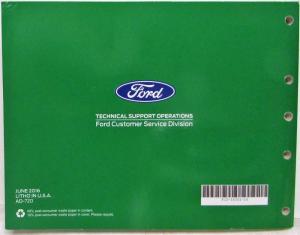 2016 Ford Taurus Interceptor Electrical Wiring Diagrams Manual