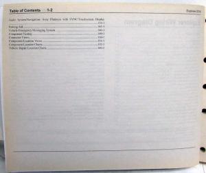 2016 Ford Explorer Electrical Wiring Diagrams Manual