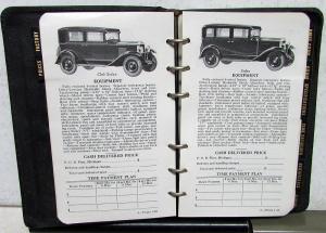 1930 Chevrolet Truck & Car Data Book Prices Features Options Specs Orig Rare