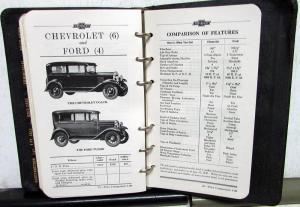 1930 Chevrolet Truck & Car Data Book Prices Features Options Specs Orig Rare