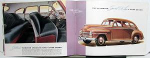 1946 Travel There and Back in a Plymouth ORIGINAL Color Sales Brochure