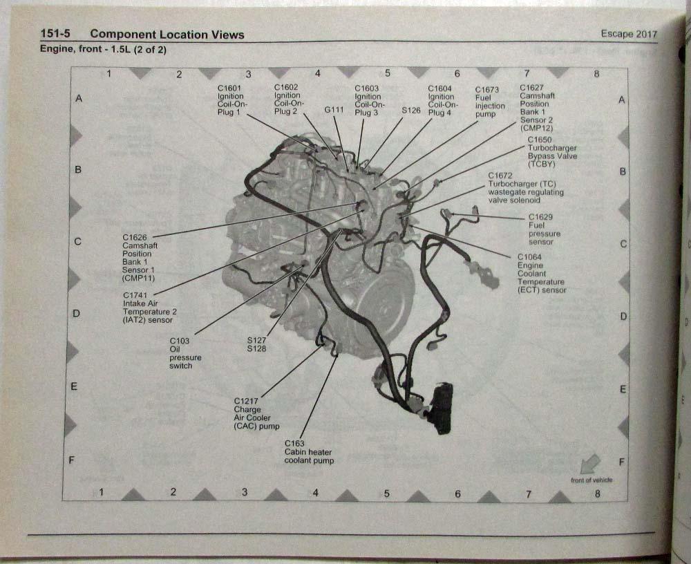 2017 Ford Escape Electrical Wiring Diagrams Manual