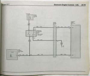 2017 Ford Escape Electrical Wiring Diagrams Manual