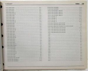 2017 Ford F-150 Pickup Raptor Electrical Wiring Diagrams Manual